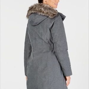 The North Face Arctic Faux-fur trimmed parka coat
